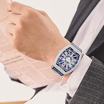 Manufacturer's direct supply of Frank watches, Mueller barrel style with diamond inlay